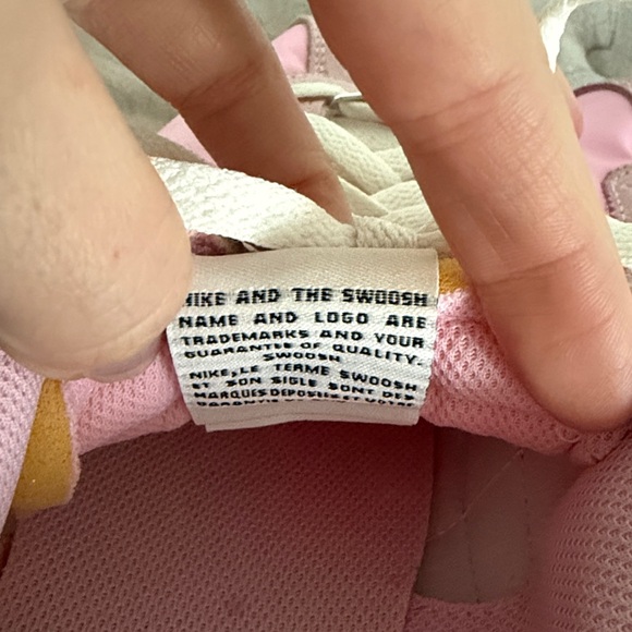 Nike Cortez Textile "Med Soft Pink/Fire Red/Sail/Team Orange" Women's Size 10 - Picture 16 of 17